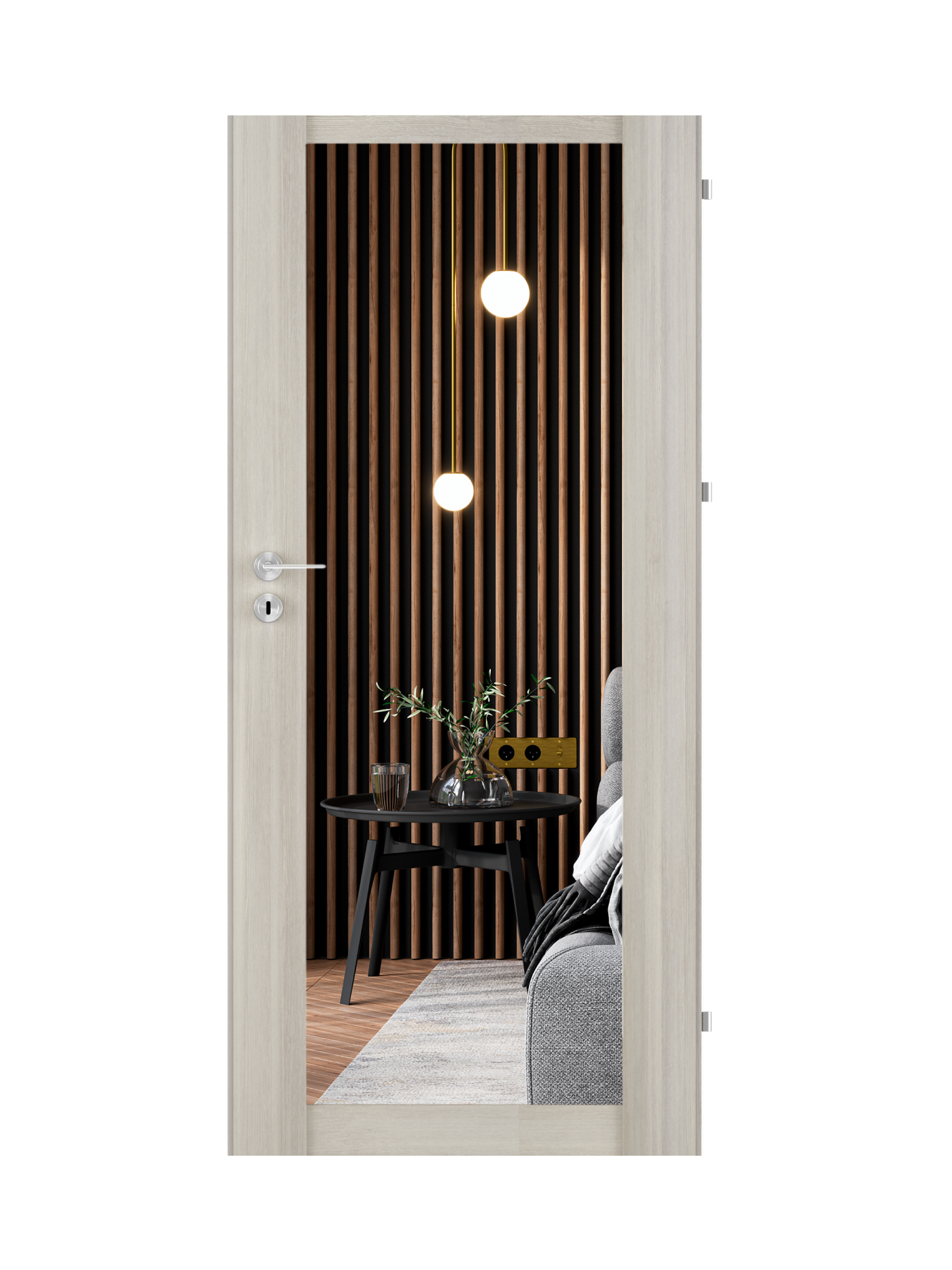 Drzwi wewnętrzne Prestige PO lustro - obrazek 3